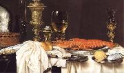 Willem Claesz Heda Detail of Still Life with a Lobster oil painting reproduction